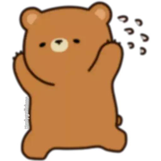 Набор стикеров 🐻🐾ʙᴏɴɴɪᴇ ʙᴇᴀʀ🐾🐻 для WhatsApp 10