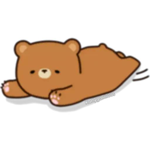 Набор стикеров 🐻🐾ʙᴏɴɴɪᴇ ʙᴇᴀʀ🐾🐻 для WhatsApp 11