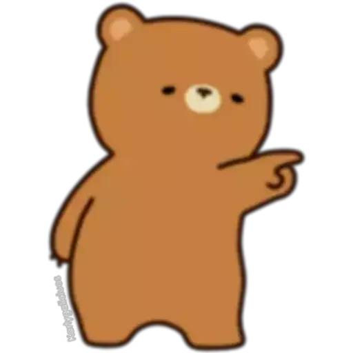Набор стикеров 🐻🐾ʙᴏɴɴɪᴇ ʙᴇᴀʀ🐾🐻 для WhatsApp 12