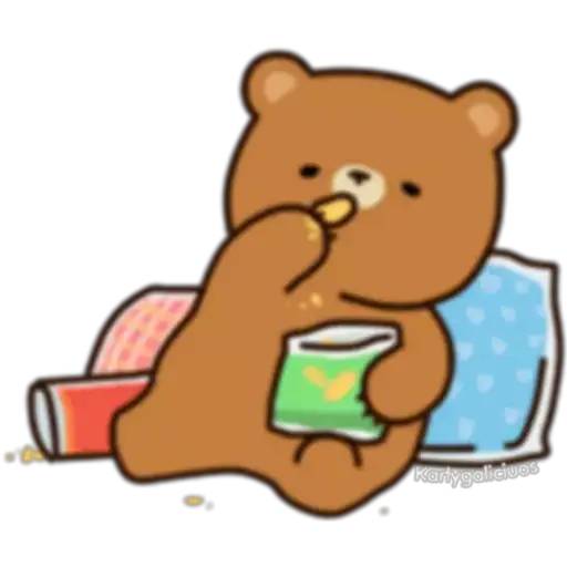 Набор стикеров 🐻🐾ʙᴏɴɴɪᴇ ʙᴇᴀʀ🐾🐻 для WhatsApp 15