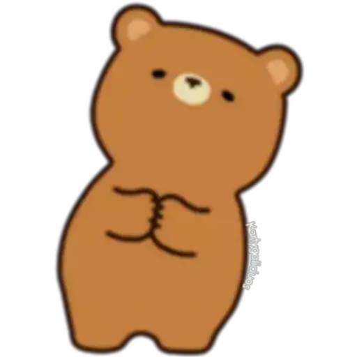 Набор стикеров 🐻🐾ʙᴏɴɴɪᴇ ʙᴇᴀʀ🐾🐻 для WhatsApp 19