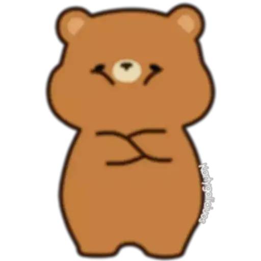 Набор стикеров 🐻🐾ʙᴏɴɴɪᴇ ʙᴇᴀʀ🐾🐻 для WhatsApp 2