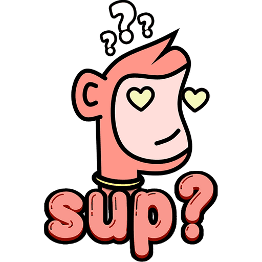 Набор стикеров DOODLE APE CHAMPS для WhatsApp 14