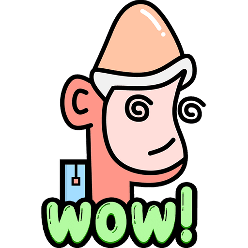 Набор стикеров DOODLE APE CHAMPS для WhatsApp 16