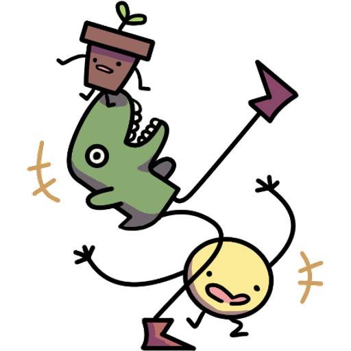 Набор стикеров Dum Squad для WhatsApp 4