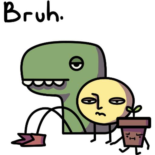 Набор стикеров Dum Squad для WhatsApp 8