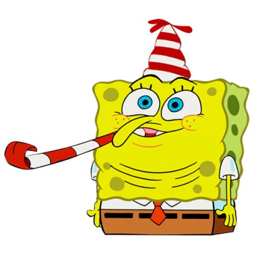 Набор стикеров El paquete de Bob Esponja для WhatsApp 1