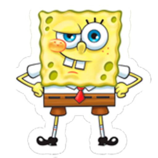 Набор стикеров El paquete de Bob Esponja для WhatsApp 18
