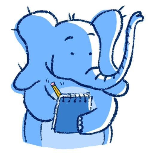 Набор стикеров Elephantito для WhatsApp 1