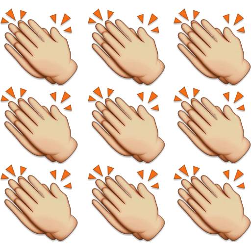 Набор стикеров emoji grid для WhatsApp 23