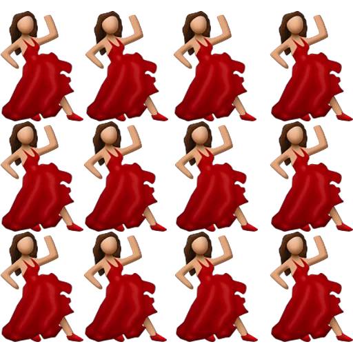 Набор стикеров emoji grid для WhatsApp 25