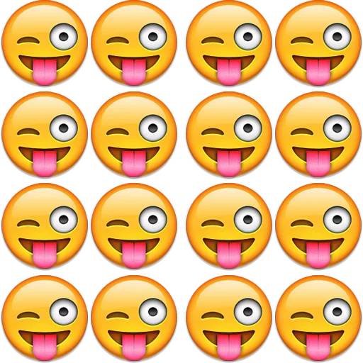 Набор стикеров emoji grid для WhatsApp 29