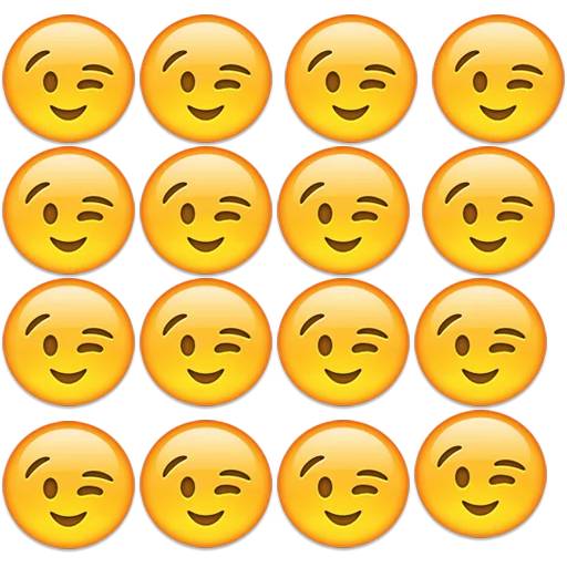 Набор стикеров emoji grid для WhatsApp 3