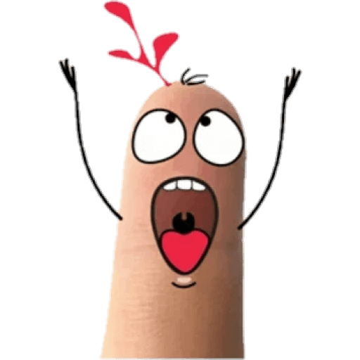 Набор стикеров Finger man для WhatsApp 14