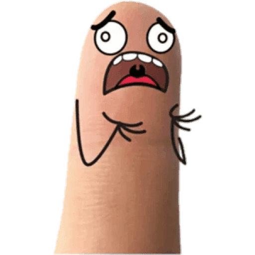 Набор стикеров Finger man для WhatsApp 15