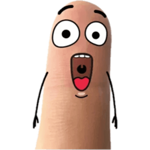 Набор стикеров Finger man для WhatsApp 16