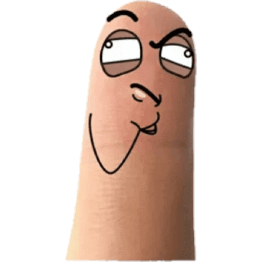 Набор стикеров Finger man для WhatsApp 17