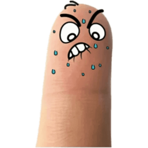 Набор стикеров Finger man для WhatsApp 18