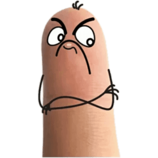 Набор стикеров Finger man для WhatsApp 2