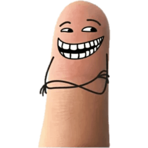 Набор стикеров Finger man для WhatsApp 20