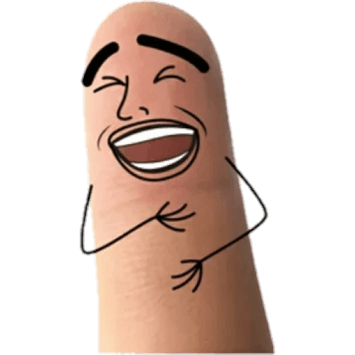 Набор стикеров Finger man для WhatsApp 5