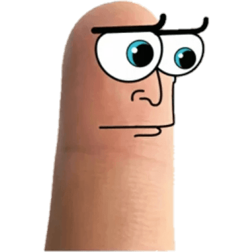 Набор стикеров Finger man для WhatsApp 6