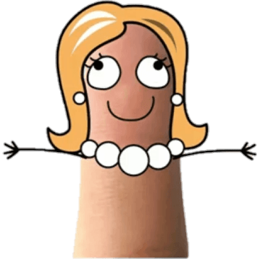 Набор стикеров Finger man для WhatsApp 7