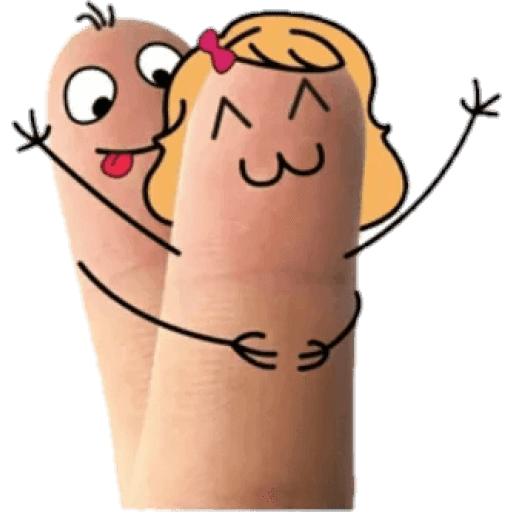 Набор стикеров Finger man для WhatsApp 8