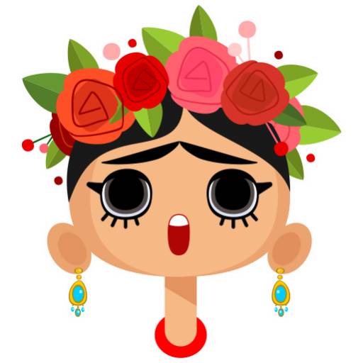 Набор стикеров FRIDA Kahlo - cool stickers для WhatsApp 1