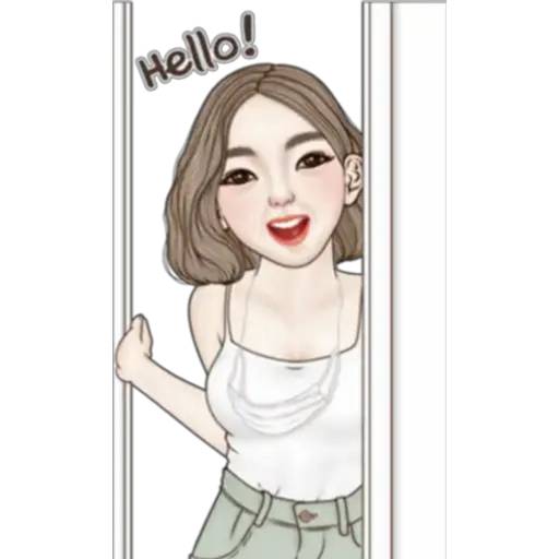 Набор стикеров Girl Gang для WhatsApp 1