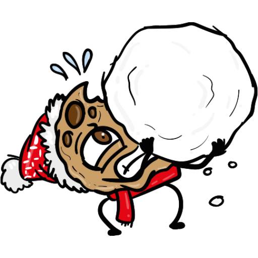 Набор стикеров Glitter X-Mas для WhatsApp 1