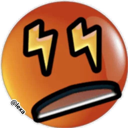 Набор стикеров 🔸🟡Glow EMOJI 🟡🔸 для WhatsApp 19