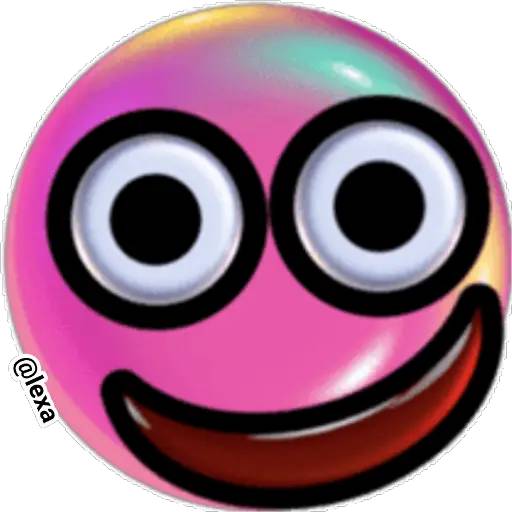 Набор стикеров 🔸🟡Glow EMOJI 🟡🔸 для WhatsApp 2