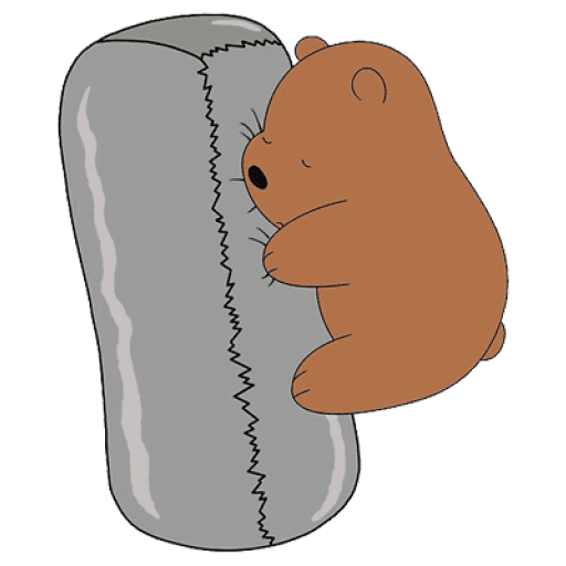 Набор стикеров Grizzly (We Bear Bears) для WhatsApp 19