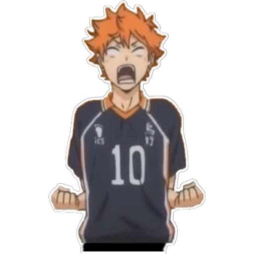 Набор стикеров Haikyu Hinata & Kags для WhatsApp 3