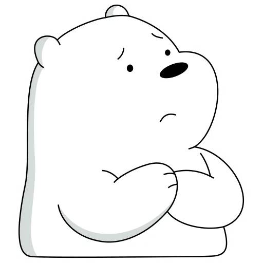 Набор стикеров ice bear 2 для WhatsApp 1