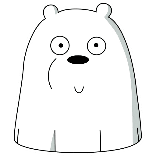 Набор стикеров ice bear 3 для WhatsApp 1