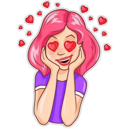 Набор стикеров iCouple для WhatsApp 1
