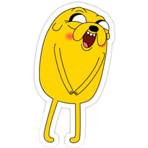 Набор стикеров Jake The Dog (Adventure Time) для WhatsApp 13