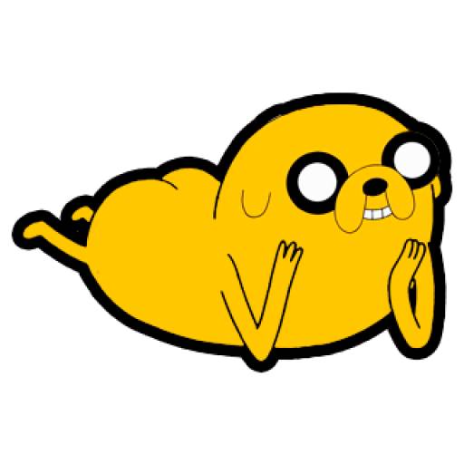 Набор стикеров Jake The Dog (Adventure Time) для WhatsApp 16
