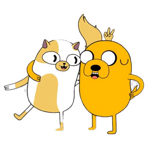Набор стикеров Jake The Dog (Adventure Time) для WhatsApp 17