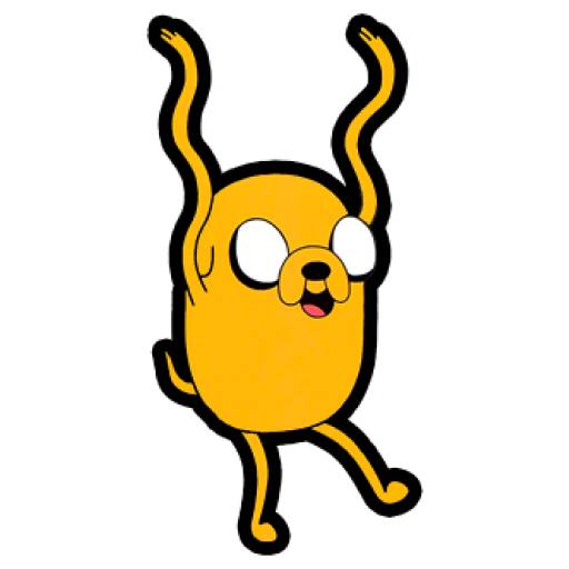 Набор стикеров Jake The Dog (Adventure Time) для WhatsApp 19