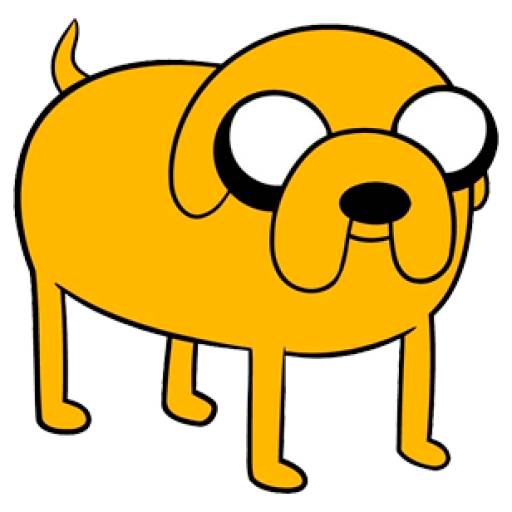 Набор стикеров Jake The Dog (Adventure Time) для WhatsApp 21