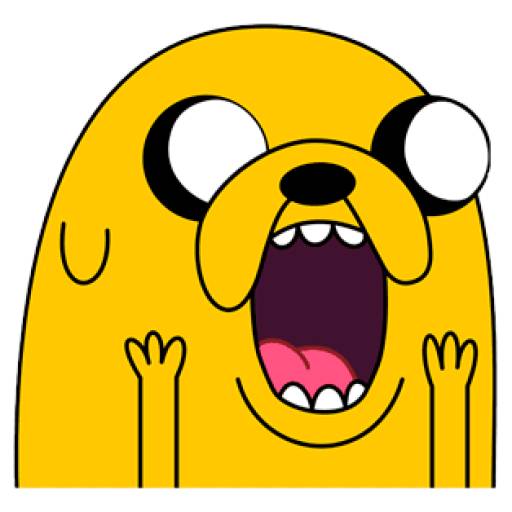 Набор стикеров Jake The Dog (Adventure Time) для WhatsApp 24