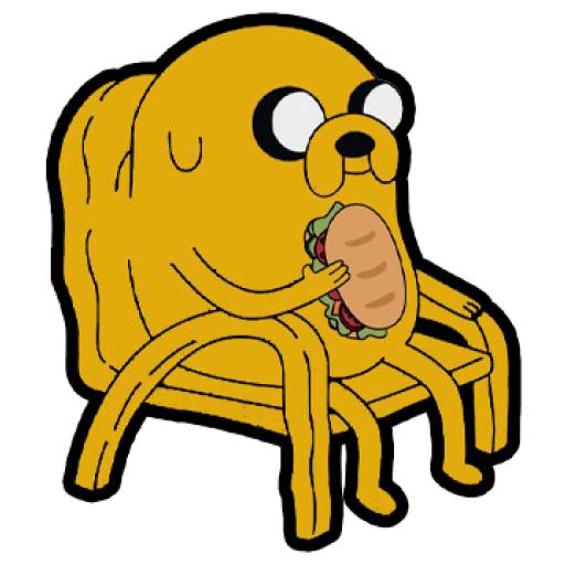 Набор стикеров Jake The Dog (Adventure Time) для WhatsApp 26