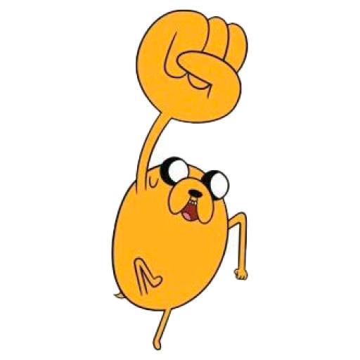 Набор стикеров Jake The Dog (Adventure Time) для WhatsApp 3