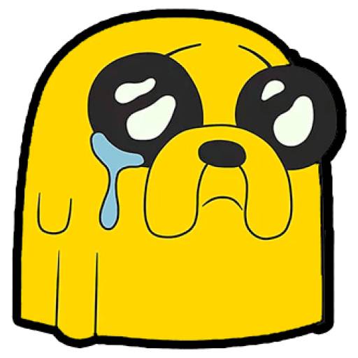 Набор стикеров Jake The Dog (Adventure Time) для WhatsApp 4