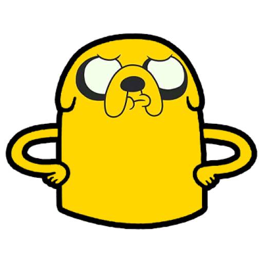 Набор стикеров Jake The Dog (Adventure Time) для WhatsApp 5