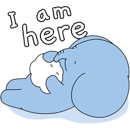 Набор стикеров Jangandfox 'Take Care' Sticker Pack для WhatsApp 1