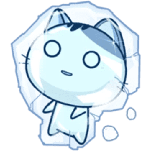 Набор стикеров Japanese kitten для WhatsApp 22